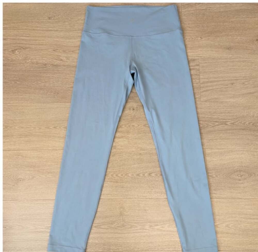 Lululemon Wunder Train High-Rise Tight 25" in Blue Cast